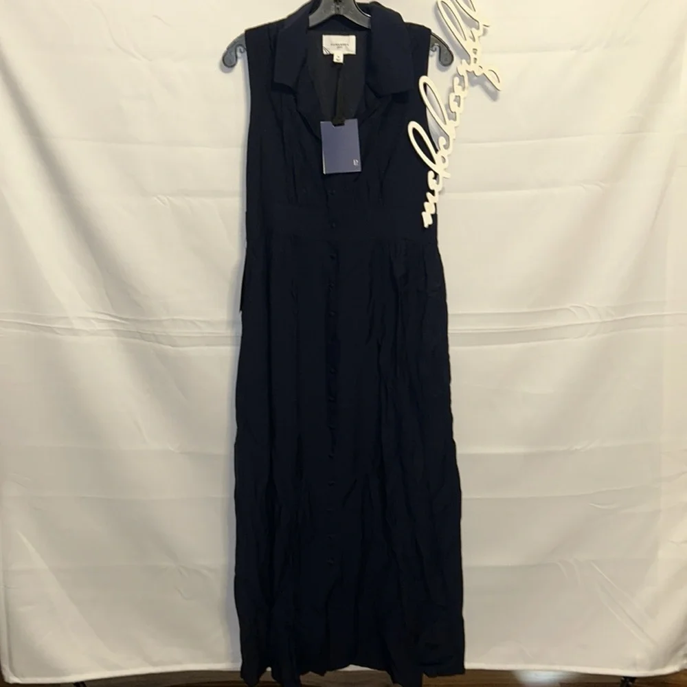 POMANDER PLACE

Navy Sleeveless Noelle Maxi Dress - Picture 6 of 11